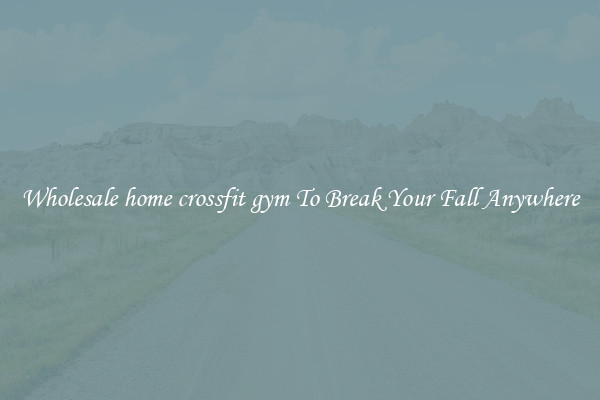 Wholesale home crossfit gym To Break Your Fall Anywhere