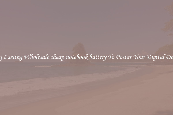 Long Lasting Wholesale cheap notebook battery To Power Your Digital Devices