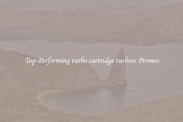 Top-Performing turbo cartridge turbine Promos