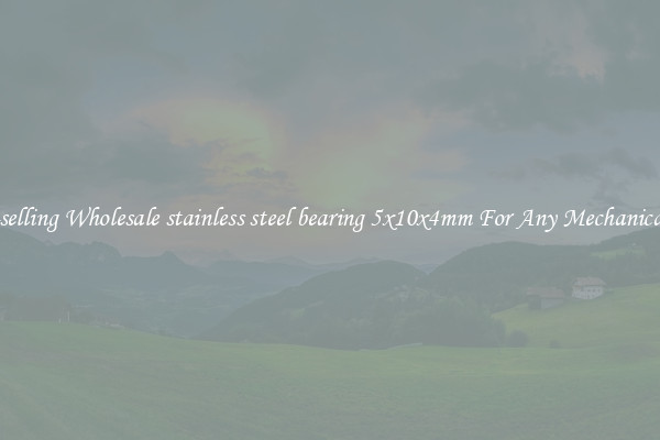 Fast-selling Wholesale stainless steel bearing 5x10x4mm For Any Mechanical Use