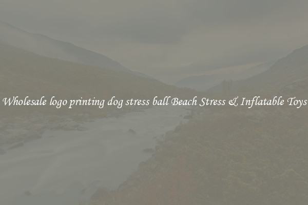 Wholesale logo printing dog stress ball Beach Stress & Inflatable Toys