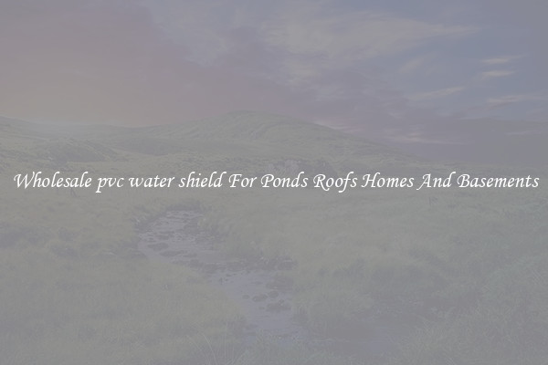 Wholesale pvc water shield For Ponds Roofs Homes And Basements